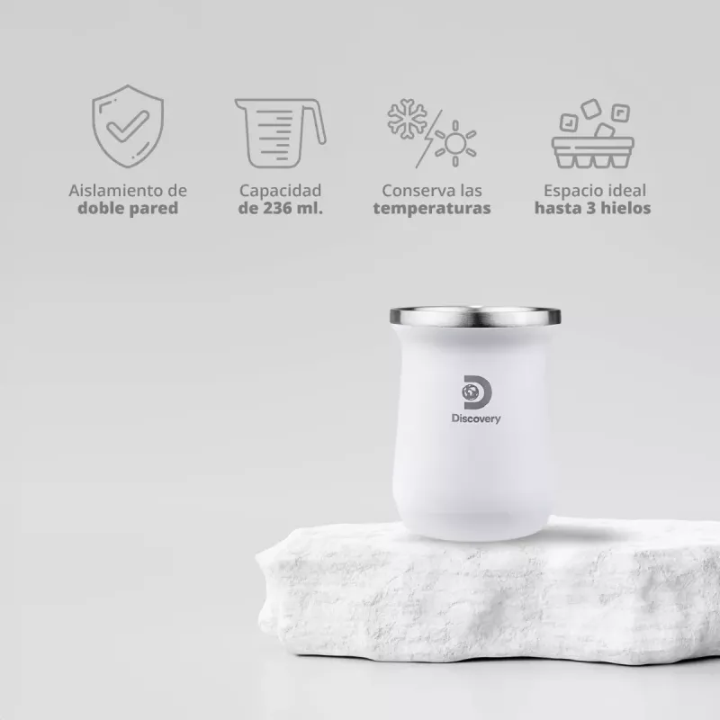 Mate Acero Inoxidable Discovery