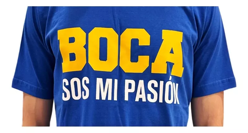 Remera Algodón Boca Juniors Licencia Oficial