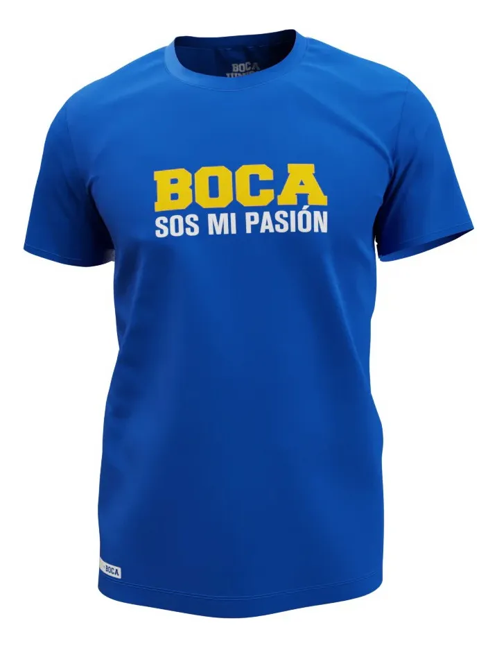 Remera Algodón Boca Juniors Licencia Oficial