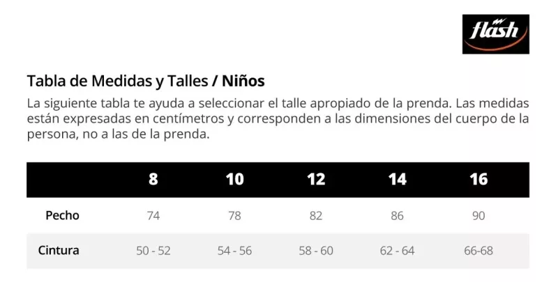 Remera Termica Infantil Flash