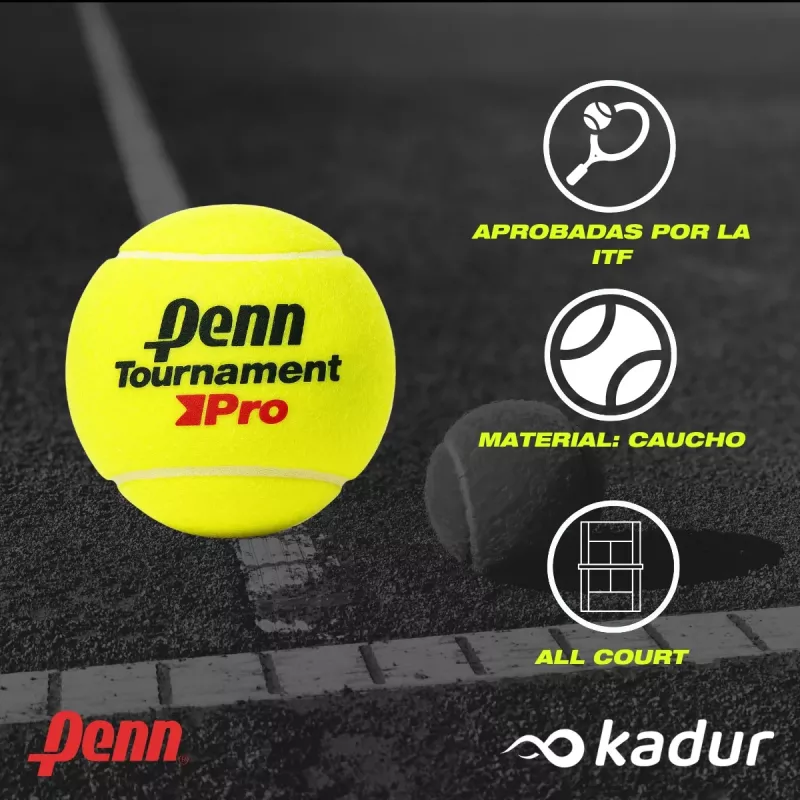 Pelota Tenis Penn Tournament Pro X 1