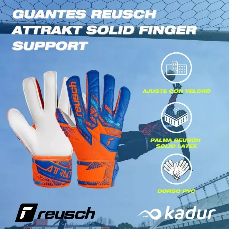 Guantes Arquero Reusch Attrakt Solid Junior