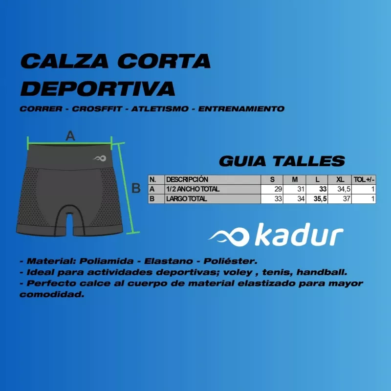 Calza Corta Mujer Kadur