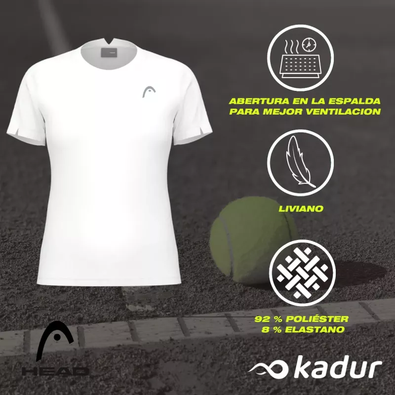 Remera Padel Head Play Tech