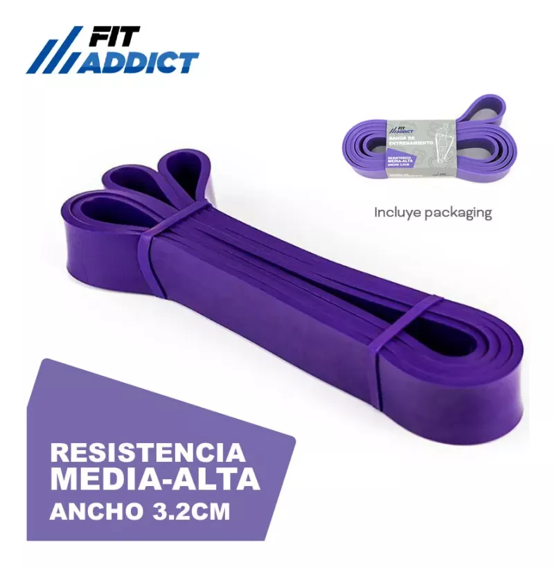 Banda Entrenamiento Media/Alta Fit Addict