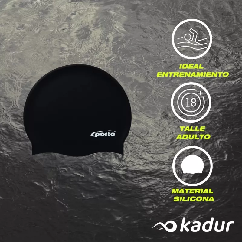 Gorro Natación Silicona Sporto