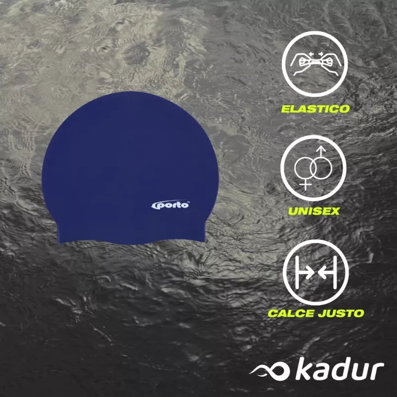 Gorro Natación Silicona Sporto