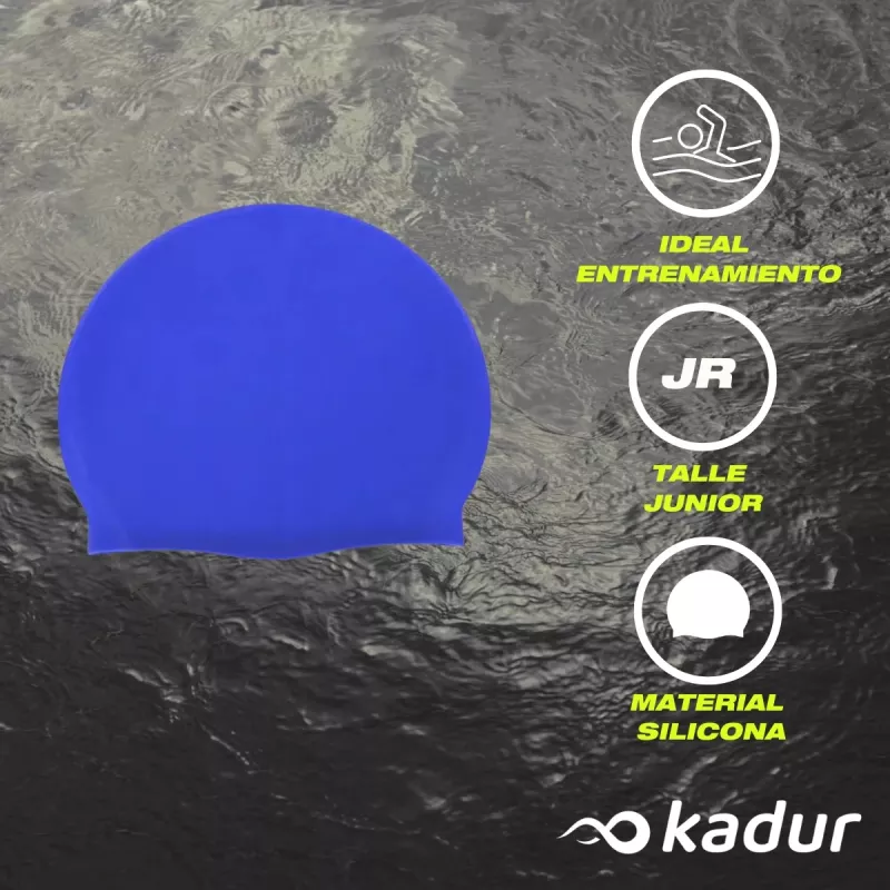 Gorro Natación Silicona Infantil