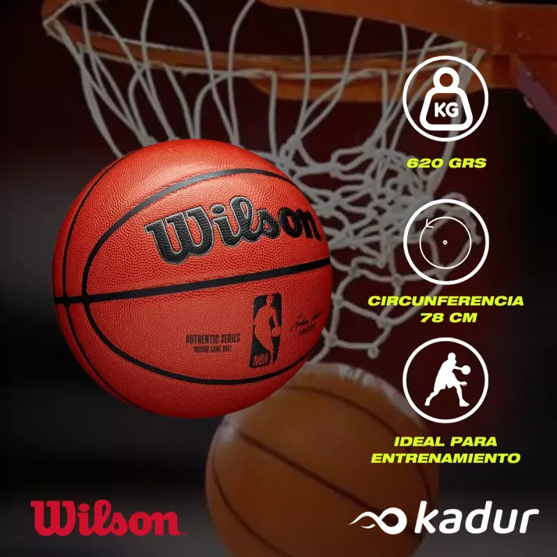 Pelota Basquet Wilson Authentic Indoor N6