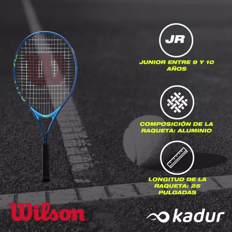 Raqueta Tenis Wilson US Open 25 Junior