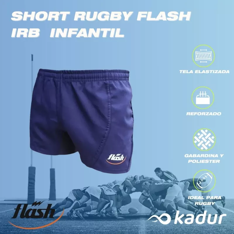 Short Rugby Irb Infantil Flash