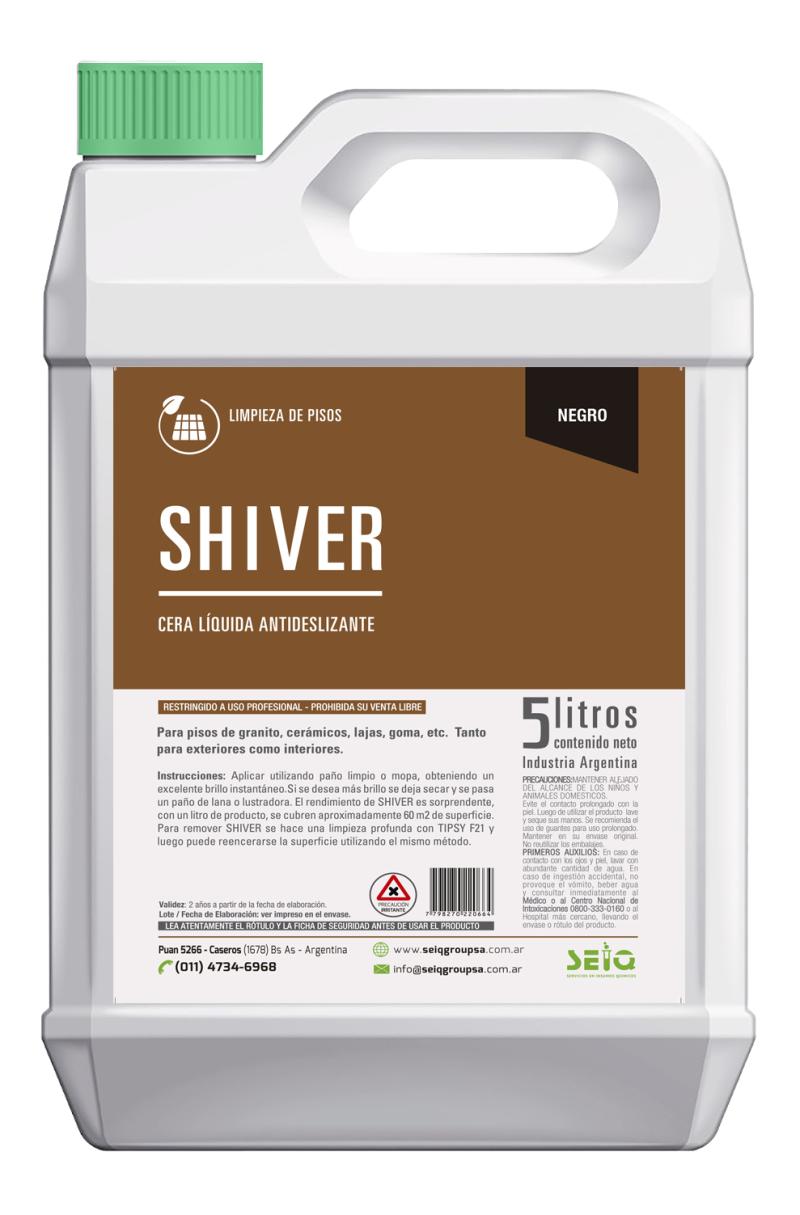 Cera liquida Autobrillo Antideslizante SHIVER Seiq 5 Litros