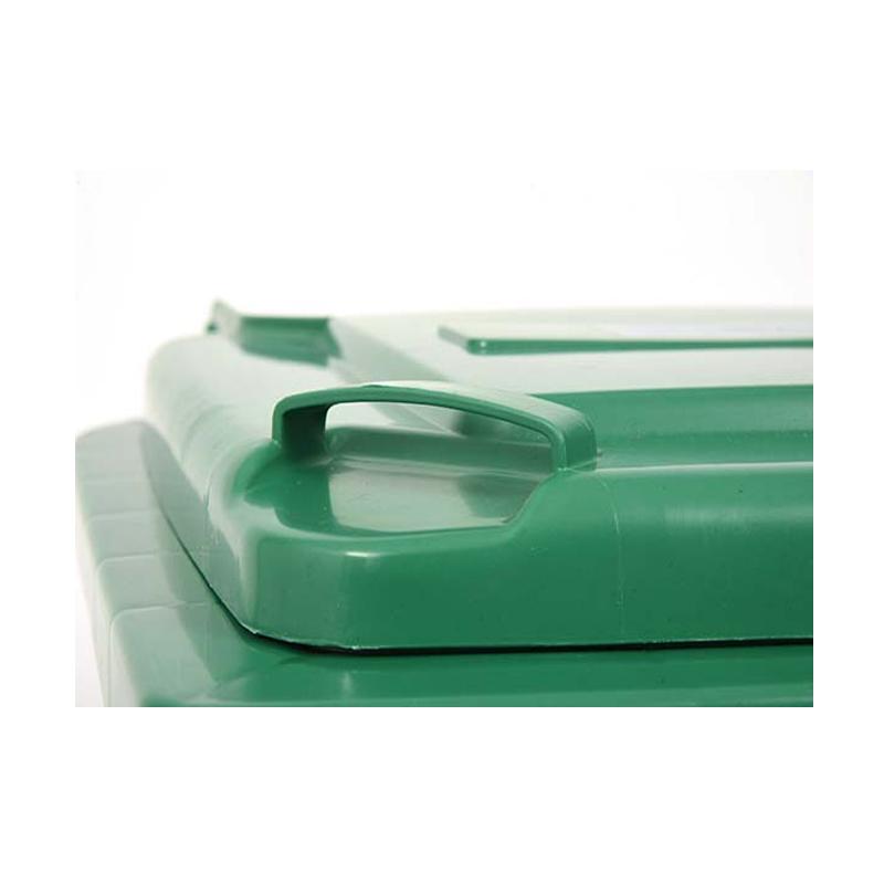 Cesto Tacho Contenedor De Basura  Oso 120 Litros Con Tapa y Ruedas