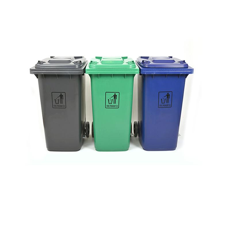 Cesto Tacho Contenedor De Basura  Oso 240 Litros Con Tapa y Ruedas