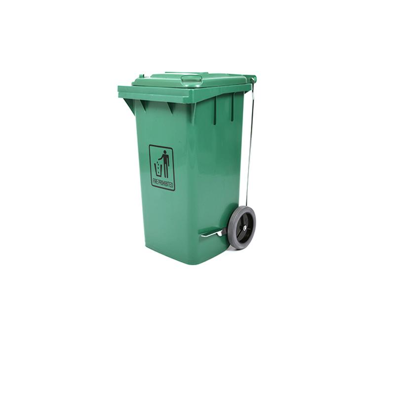 Cesto Tacho Contenedor De Basura  Oso 240 Litros Con Tapa y Ruedas