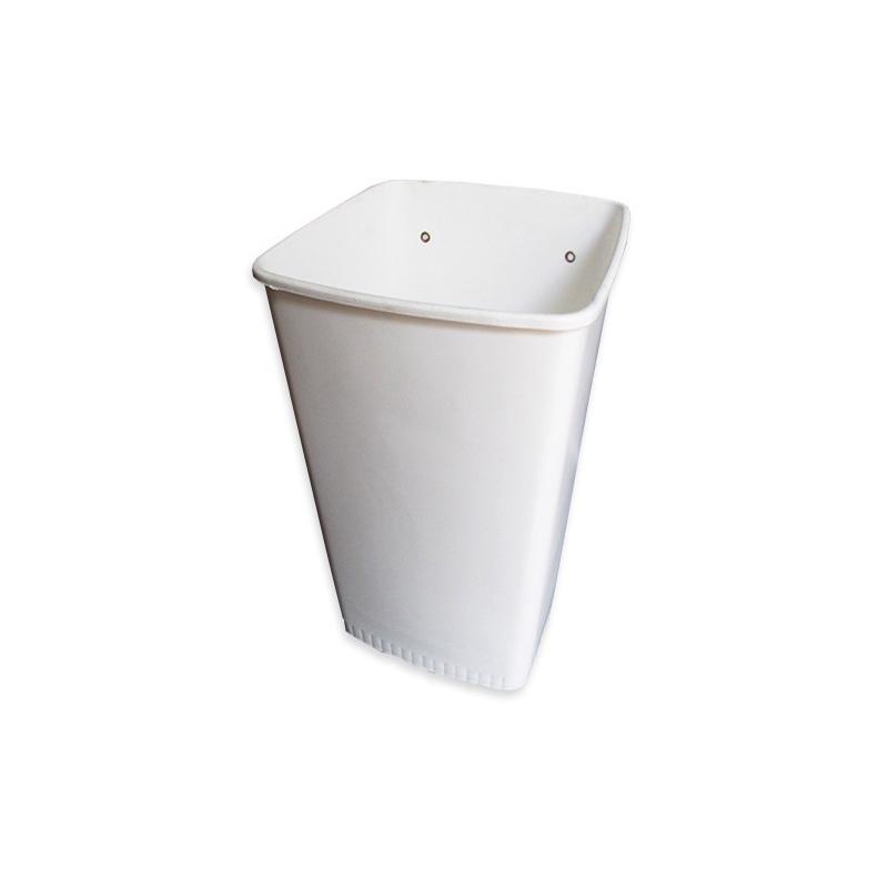 Cesto plastico 24 Lts. cuadrado amurable Dilpex