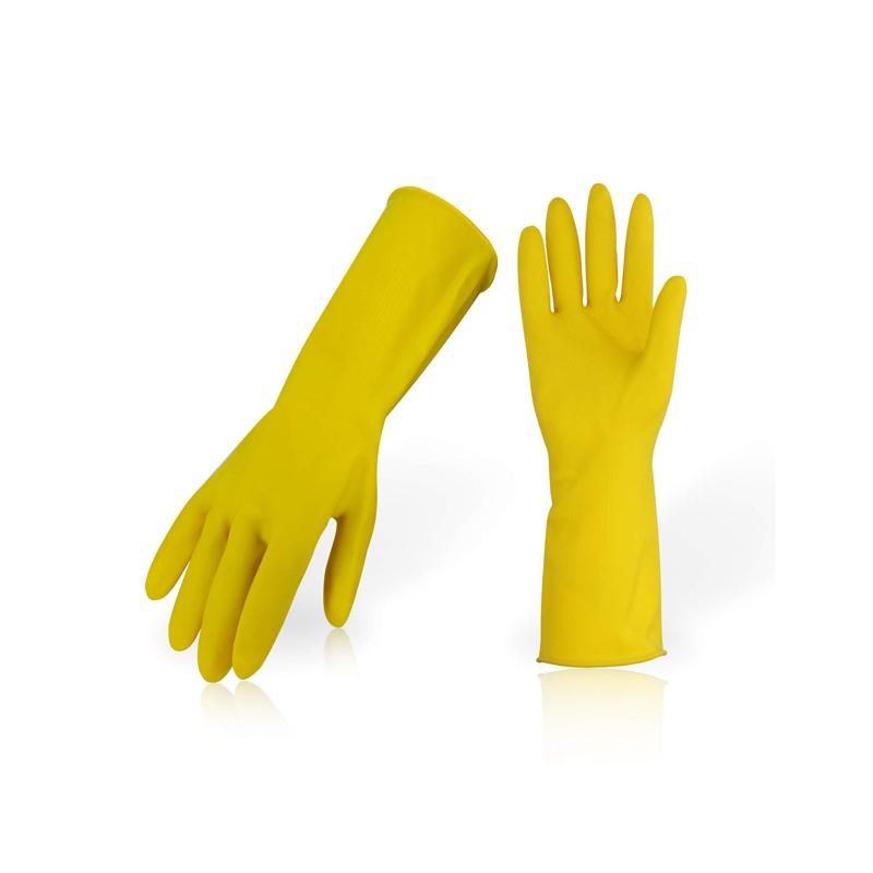 Guantes Make Afelpados Amarillos Cocina Limpieza Par