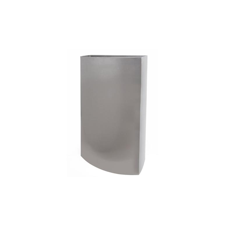 Cesto de Basura Amurable Acero Inoxidable Esmerilado Papelero Grande Dilpex