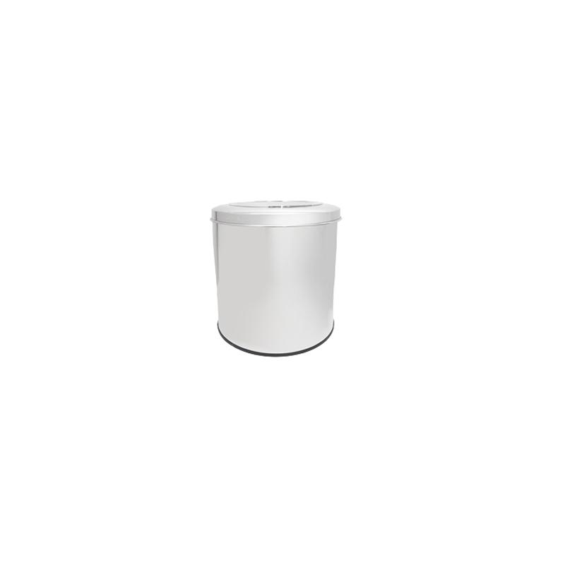 Cesto papelero acero inoxidable tapa basculante 5 Lts. Dilpex