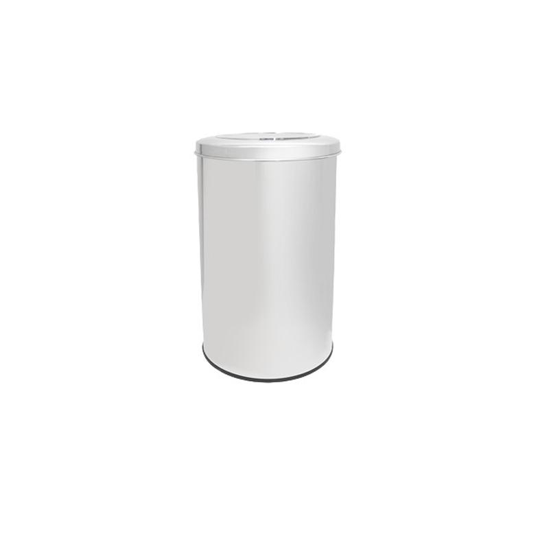Cesto papelero acero inoxidable tapa basculante 40 Lts. Dilpex
