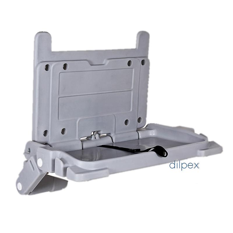 Cambiador De Bebe Amurable de Pared Recto Baño Publico Dilpex