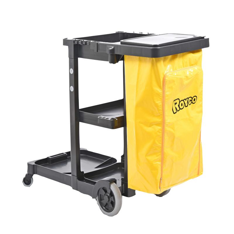Carro De Limpieza Multiservicios Portaelementos Con Bolsa Hotelero