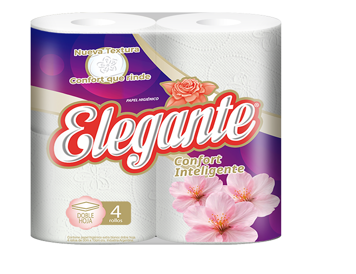 Papel Higienico Elegante Doble Hoja 30 Metros X 40 UN (COD 915)