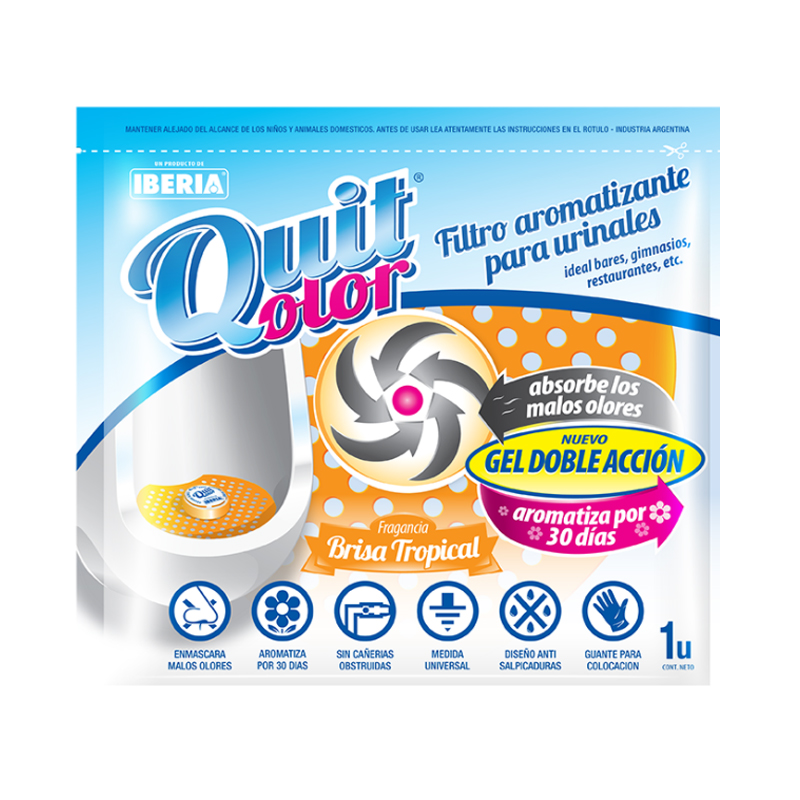 Rejilla Urinal Mingitorio Iberia Doble Accion Quit Olor Baño Publico
