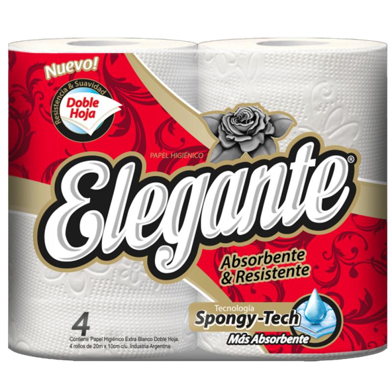 Papel Higienico Elegante Doble Hoja 20 Metros X 40 UN (COD 910)