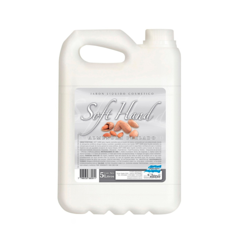 Jabon Liquido De Manos Soft Hands Shampoo x 5 Lts