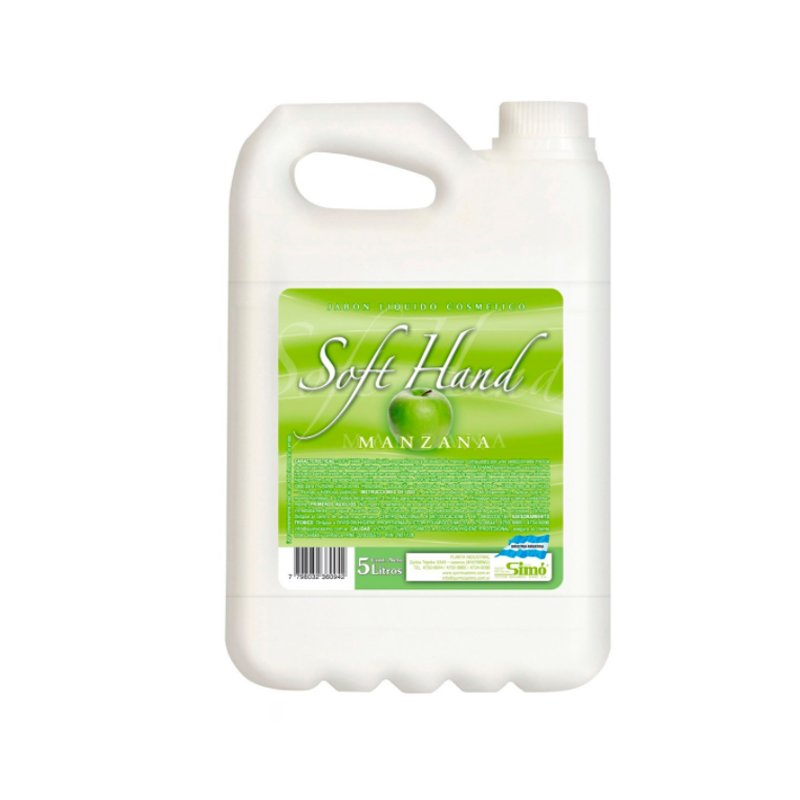 Jabon Liquido De Manos Soft Hands Shampoo x 5 Lts