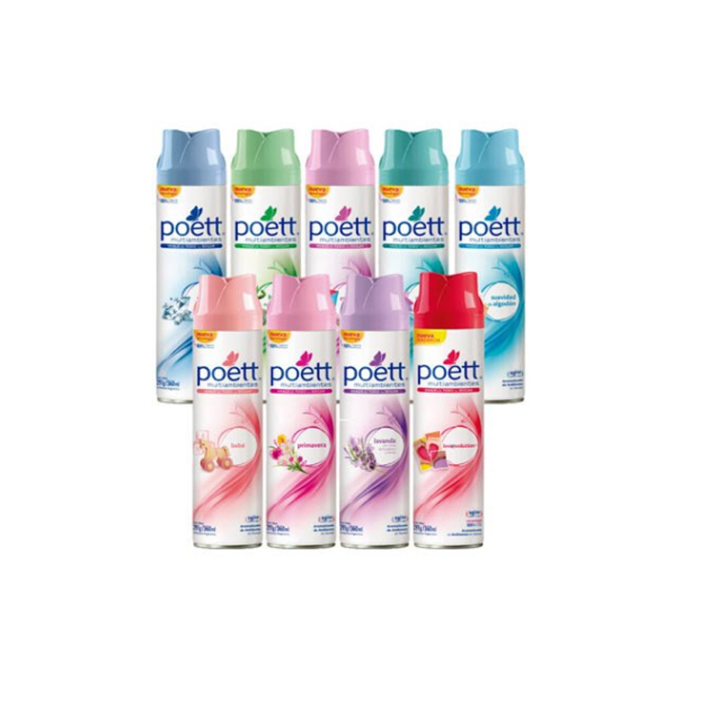Aromatizante De Ambiente  En Aerosol Poett