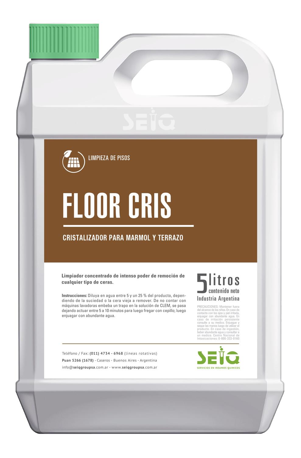 Cristalizador para pisos FLOOR CRIS x 5Lt - SEIQ