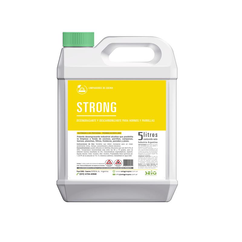 Desengrasante STRONG Hornos Y Parrillas Descarbonizante 5lt - SEIQ