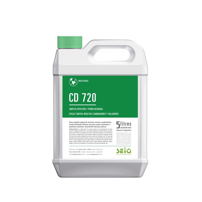 Insecticida CD720 Insectos Caminadores y Voladores x 5Lts - SEIQ