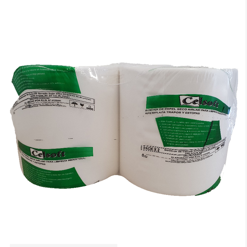 Rollo Paño Celsoft Airlaid Papel No Tejido Sin Pelusa
