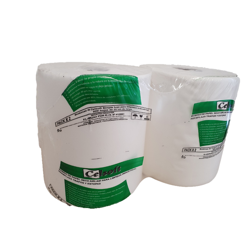 Rollo Paño Celsoft Airlaid Papel No Tejido Sin Pelusa