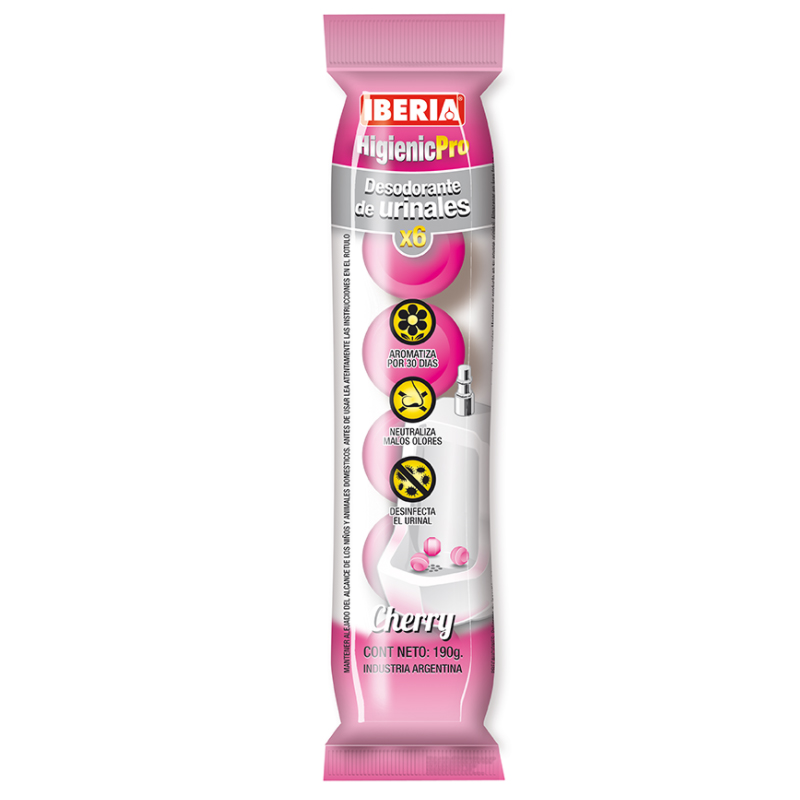 Naftalina Mingitorio Iberia Bolon Aromatizador Perfumado x 6 Un Baño Publico