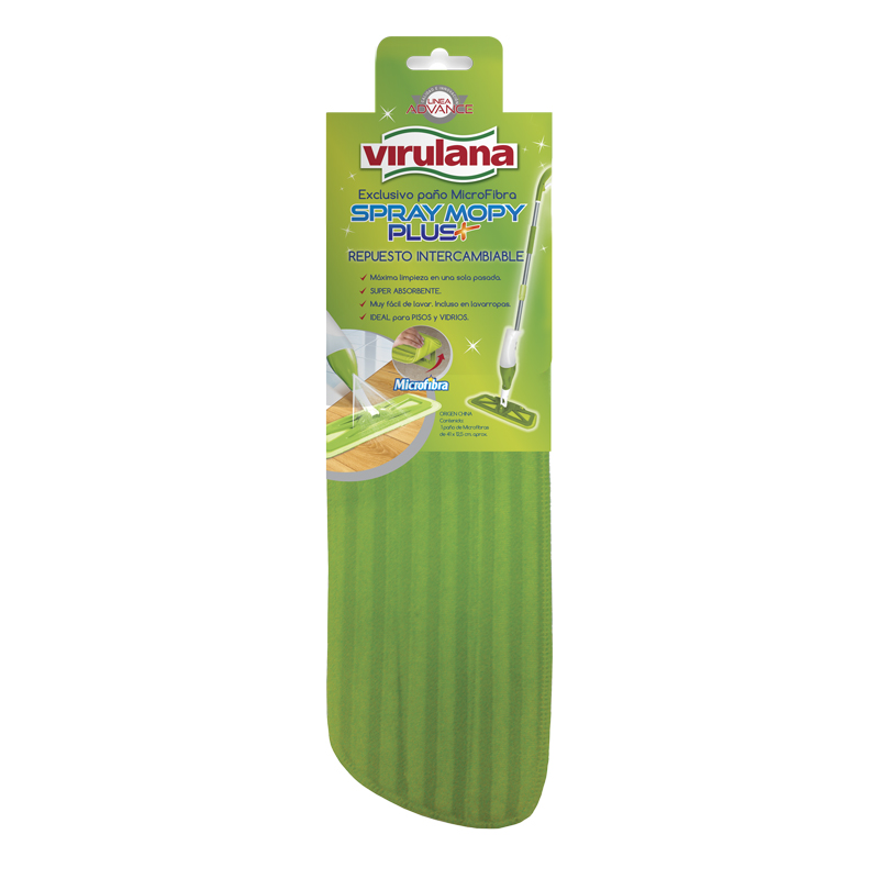 Repuesto Mopy Spray Paño de Microfibra Virulana
