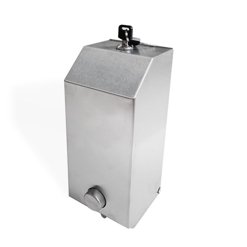 Dispenser de Jabon Liquido Alcohol en gel Jabonera Acero Inoxidable Pared Dilpex