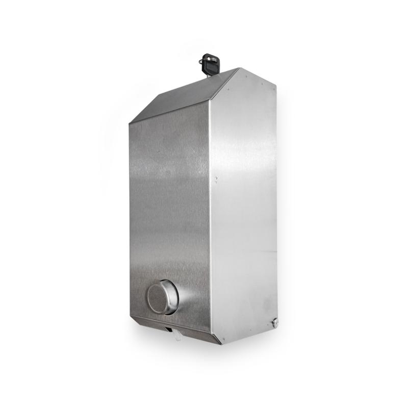 Dispenser de Jabon Liquido Alcohol en gel Jabonera Acero Inoxidable Pared Dilpex