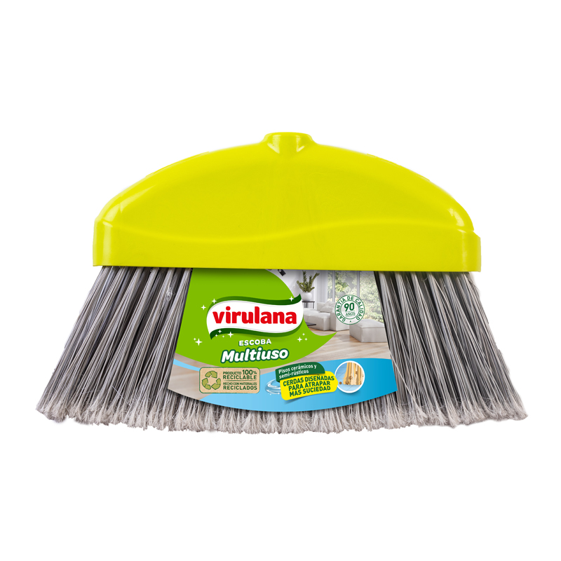 Escoba Virulana Multiuso Barredor Todo Tipo De Pisos Hogar