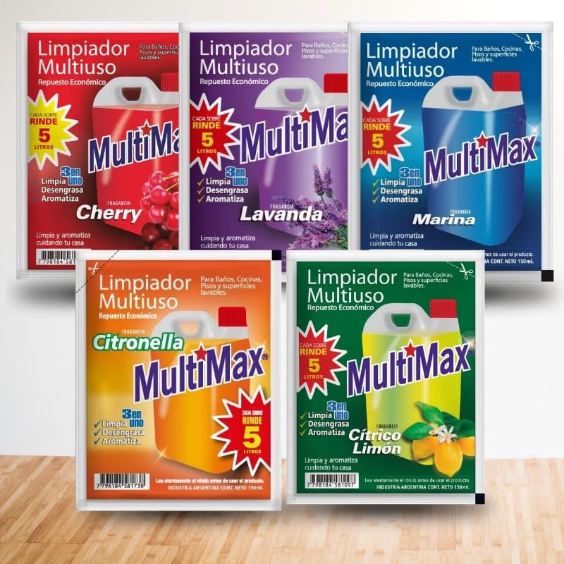 LImpiador Multiuso Multimax Sobre Rinde 5 Lts.