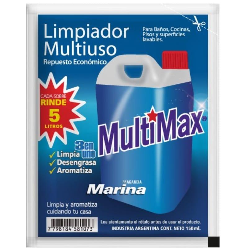 LImpiador Multiuso Multimax Sobre Rinde 5 Lts.