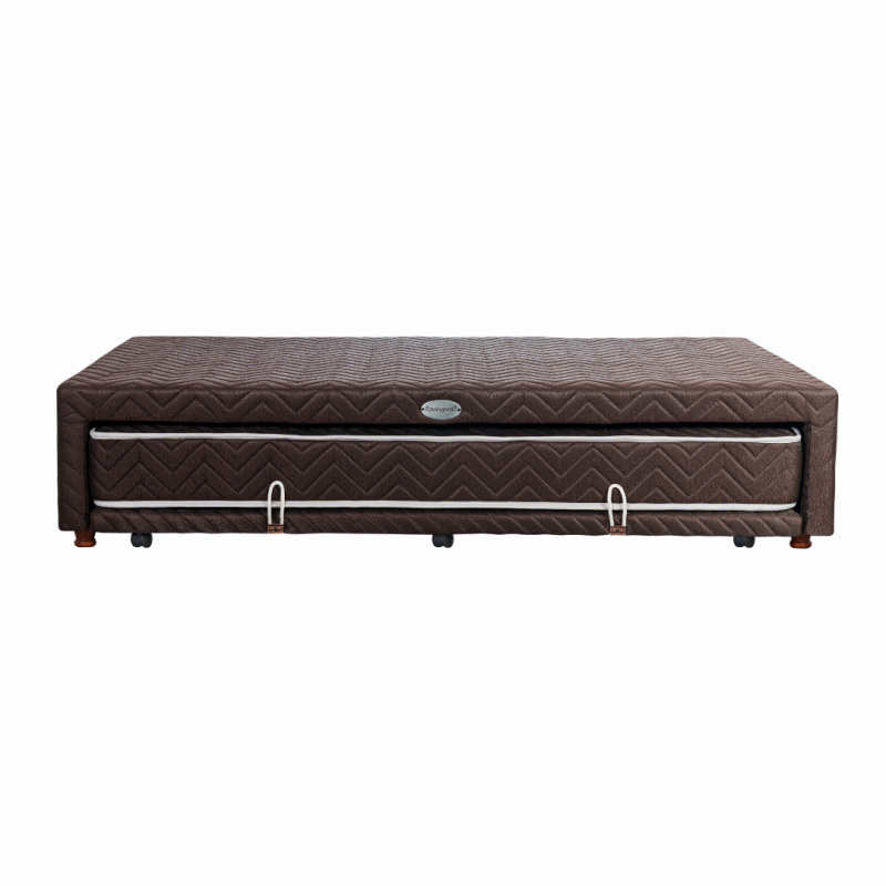 Sommier Divan Springwall S5 + Colchón Regina 90x190 Resortes 95 Kg