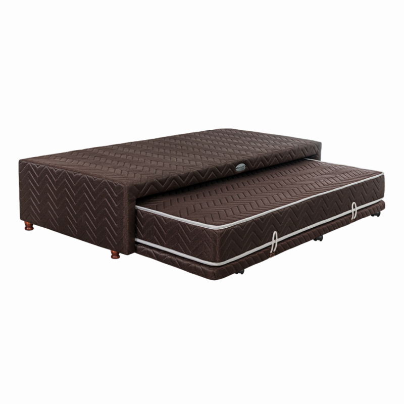 Sommier Divan Springwall S5 + Colchón Regina 90x190 Resortes 95 Kg