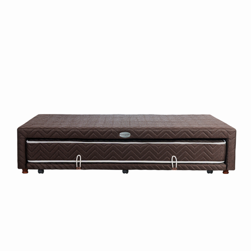 Sommier Divan Springwall S5 + Colchón Regina 90x190 Resortes 95 Kg