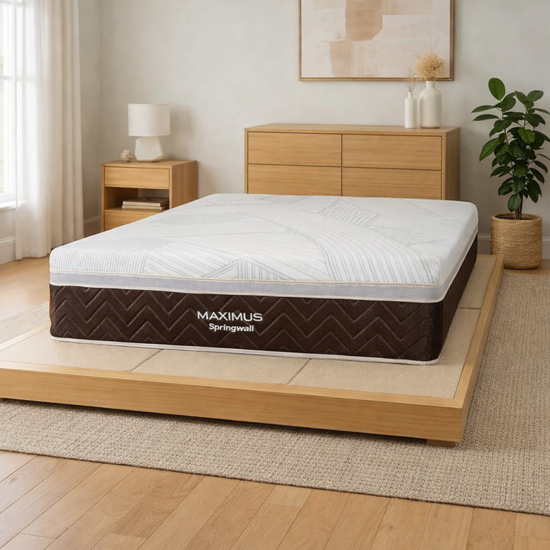 Colchón Springwall Maximus Queen 160x200 Resortes Pocket 130 Kg