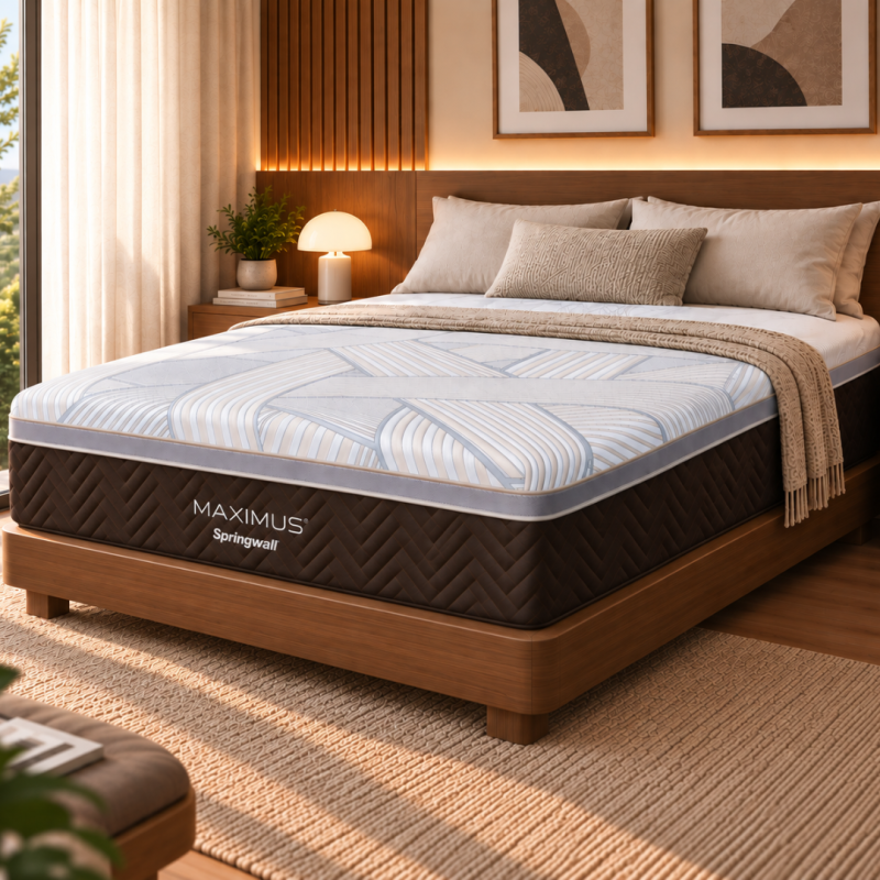 Colchón Springwall Maximus Queen 160x200 Resortes Pocket
