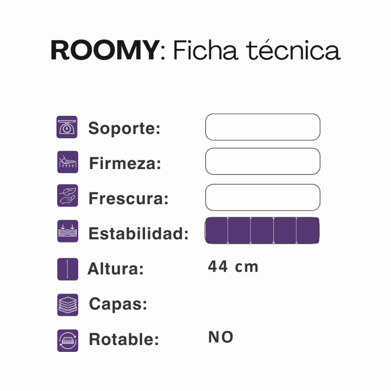 Sommier Springwall Roomy 140x190